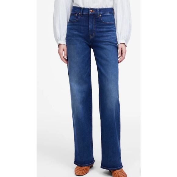 Madewell The Petite Perfect Vintage Wide-Leg Jean Size 31P NWT - Picture 1 of 12